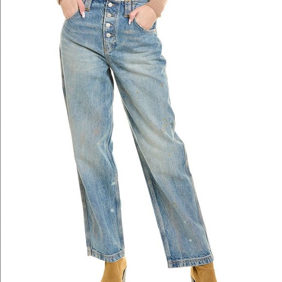 Free People Maryel Mid Rise Boyfriend Jeans - Picture 4 of 5
